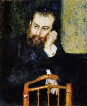 Alfred Sisley by Pierre-Auguste Renoir Oil Painting Reproduction