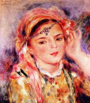 Algerian Woman 2 by Pierre-Auguste Renoir - Oil Painting Algerian Woman 2 by Pierre-Auguste Renoir - Hand-Painted Oil Painting Reproduction