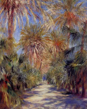 Algiers, the Garden of Essai by Pierre-Auguste Renoir - Hand-Painted Oil Painting Reproduction