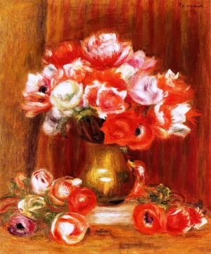 Anemones by Oil Painting Reproduction