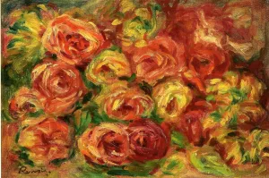Armful of Roses by Oil Painting Reproduction