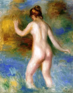 Bather by Pierre-Auguste Renoir Oil Painting Reproduction