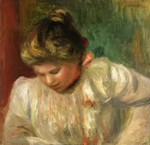 Bust of a Girl by Oil Painting Reproduction