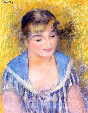 Bust of a Woman III by Pierre-Auguste Renoir - Hand-Painted Oil Painting Reproduction