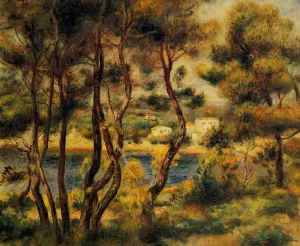 Cape Saint-Jean by Pierre-Auguste Renoir Oil Painting Reproduction