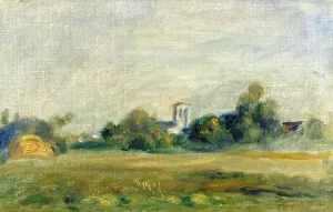 Clocher d'Essoyes by Oil Painting Reproduction