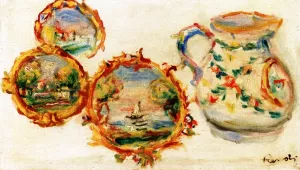 Decorated Earthenware by Pierre-Auguste Renoir - Oil Painting Decorated Earthenware by Pierre-Auguste Renoir - Hand-Painted Oil Painting Reproduction