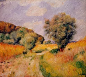 Fields of Wheat by Pierre-Auguste Renoir - Hand-Painted Oil Painting Reproduction