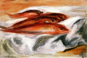 Fish by Pierre-Auguste Renoir - Hand-Painted Oil Painting Reproduction