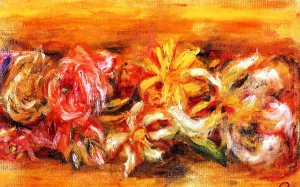 Garland of Flowers by Pierre-Auguste Renoir - Oil Painting Garland of Flowers by Pierre-Auguste Renoir - Hand-Painted Oil Painting Reproduction