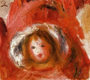 Girl with Hat by Pierre-Auguste Renoir - Oil Painting Girl with Hat by Pierre-Auguste Renoir - Hand-Painted Oil Painting Reproduction