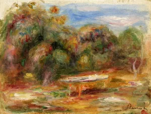 In the Garden at Collettes in Cagnes by Pierre-Auguste Renoir - Oil Painting In the Garden at Collettes in Cagnes by Pierre-Auguste Renoir - Hand-Painted Oil Painting Reproduction