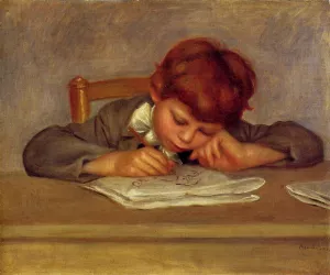 Jean Drawing by Pierre-Auguste Renoir - Oil Painting Jean Drawing by Pierre-Auguste Renoir - Hand-Painted Oil Painting Reproduction