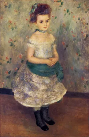 Jeanne Durand-Ruel by Pierre-Auguste Renoir - Oil Painting Jeanne Durand-Ruel by Pierre-Auguste Renoir - Hand-Painted Oil Painting Reproduction