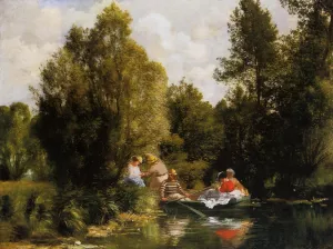 La Mare aux Fees by Pierre-Auguste Renoir - Oil Painting La Mare aux Fees by Pierre-Auguste Renoir - Hand-Painted Oil Painting Reproduction