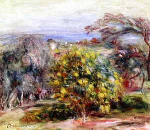 Landscape at Collettes by Pierre-Auguste Renoir - Hand-Painted Oil Painting Reproduction