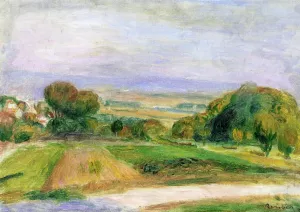 Landscape, Magagnosc by Pierre-Auguste Renoir - Hand-Painted Oil Painting Reproduction