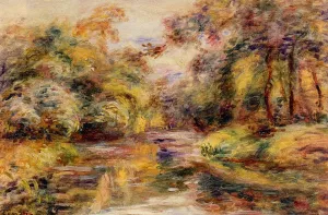Little River by Pierre-Auguste Renoir - Oil Painting Little River by Pierre-Auguste Renoir - Hand-Painted Oil Painting Reproduction