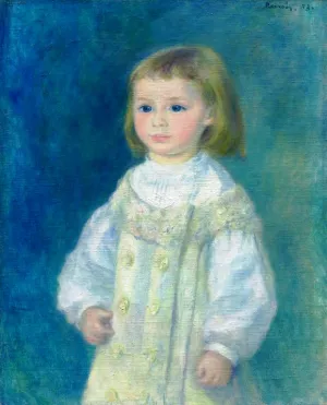 Lucie Berard Child in White by Pierre-Auguste Renoir - Hand-Painted Oil Painting Reproduction