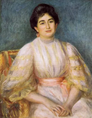 Madame Paul Gallimard nee. Lucie Duche by Pierre-Auguste Renoir - Oil Painting Madame Paul Gallimard nee. Lucie Duche by Pierre-Auguste Renoir - Hand-Painted Oil Painting Reproduction