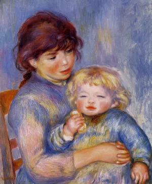 , Motherhood also known as Child with a Biscuit Masterpiece Motherhood also known as Child with a Biscuit by Oil Painting Reproduction