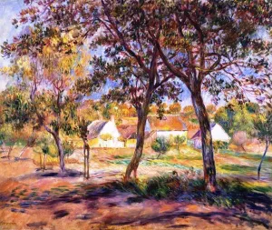Outskirts of Pont-Aven by Pierre-Auguste Renoir - Oil Painting Outskirts of Pont-Aven by Pierre-Auguste Renoir - Hand-Painted Oil Painting Reproduction