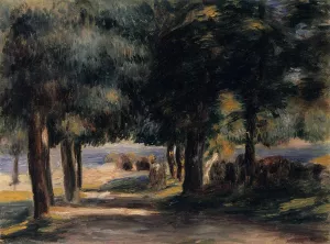 , Pine Wood on the Cote d'Azur Masterpiece Pine Wood on the Cote d'Azur by Oil Painting Reproduction