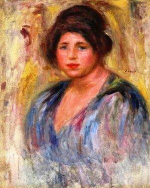 Portrait of a Woman Gabrielle Renard by Pierre-Auguste Renoir - Hand-Painted Oil Painting Reproduction