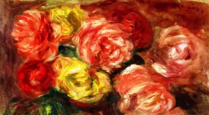 Still Life with Roses by Oil Painting Reproduction