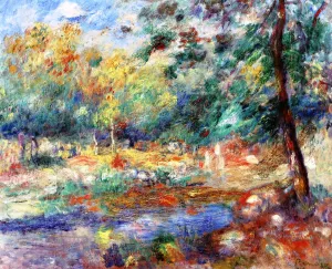 Summer Landscape by Pierre-Auguste Renoir - Hand-Painted Oil Painting Reproduction