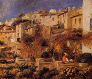 Terraces at Cagnes by Pierre-Auguste Renoir - Hand-Painted Oil Painting Reproduction