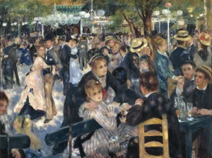 The Ball at the Moulin de la Galette by Pierre-Auguste Renoir - Hand-Painted Oil Painting Reproduction