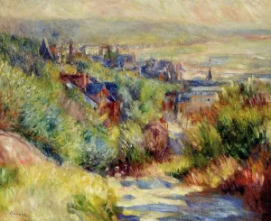 The Hills of Trouville by Pierre-Auguste Renoir Oil Painting Reproduction