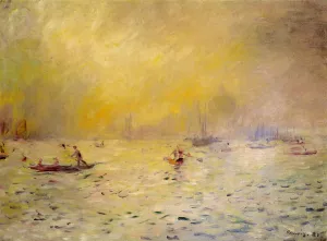 View of Venice, Fog by Oil Painting Reproduction